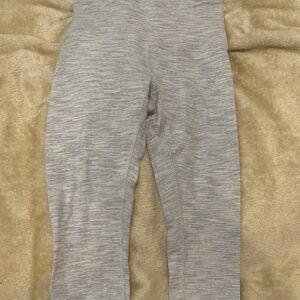 Lululemon Leggings Womens Size 6 Grey Pull On Stretch Comfort Activewear